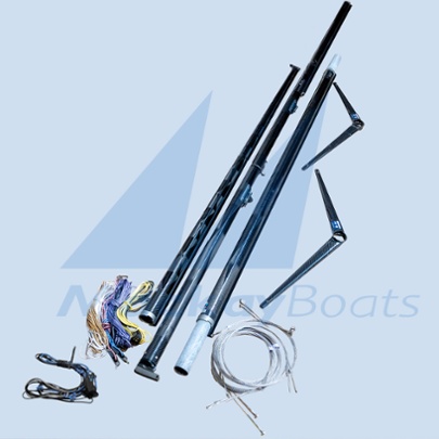 FX CST Mast Complete with Wires, Halyards, Trapeze lines and Adjusters