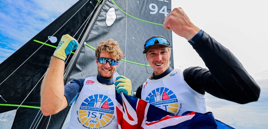 Congratulations Seb and George on 49er World Championship win
