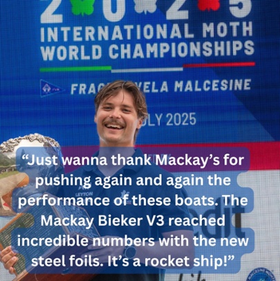 Foil Power Behind the Mackay Bieker