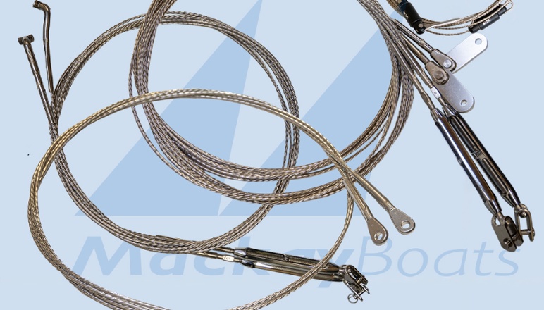 VX One Rigging- full set of wire rigging incl upper furling swivel ...